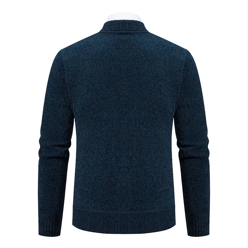 Funki Buys | Sweaters | Men's Casual Stand Up Collar Cardigans