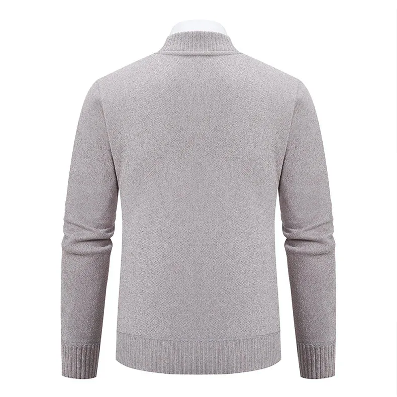 Funki Buys | Sweaters | Men's Casual Stand Up Collar Cardigans