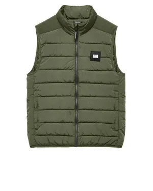 Gacha Padded Gilet Castle Green