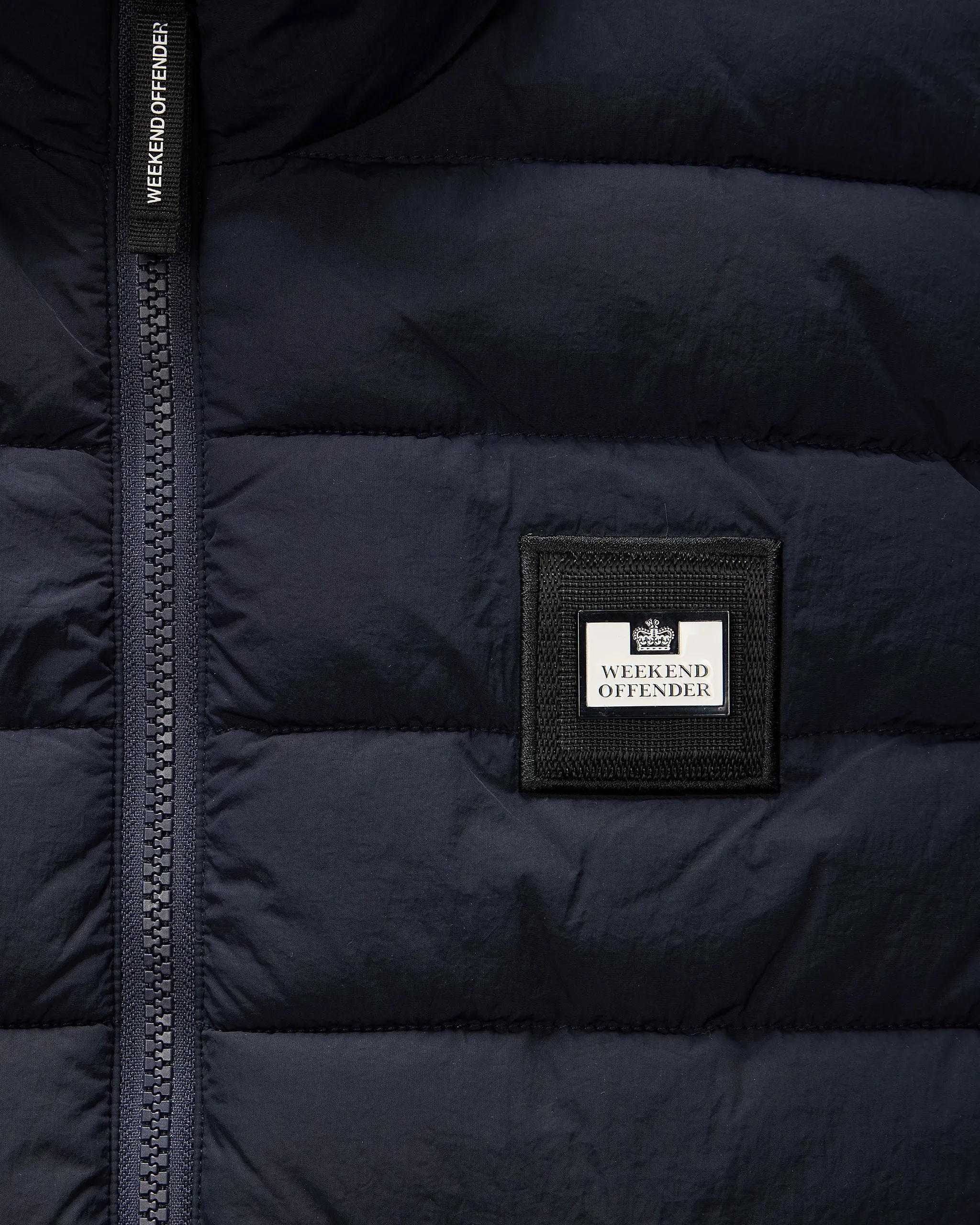 Gacha Padded Gilet Navy