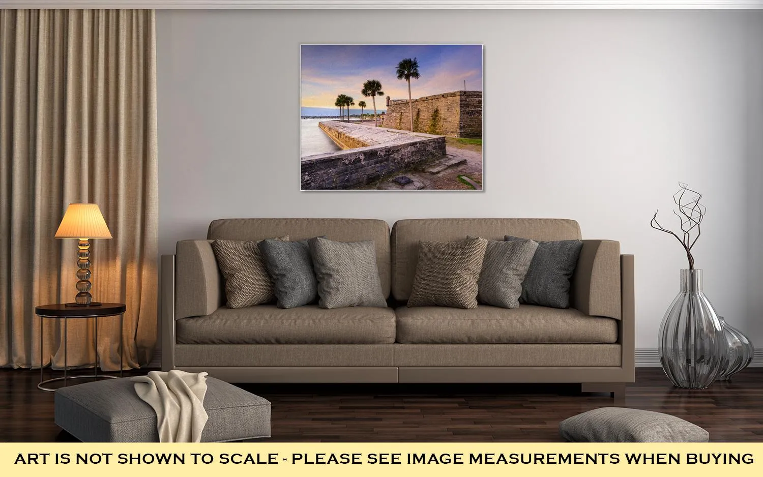 Gallery Wrapped Canvas, Jacksonville St Augustine Floridat Castillo De San Marcos