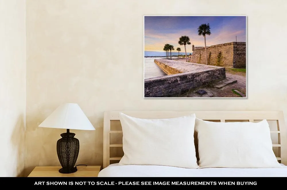 Gallery Wrapped Canvas, Jacksonville St Augustine Floridat Castillo De San Marcos