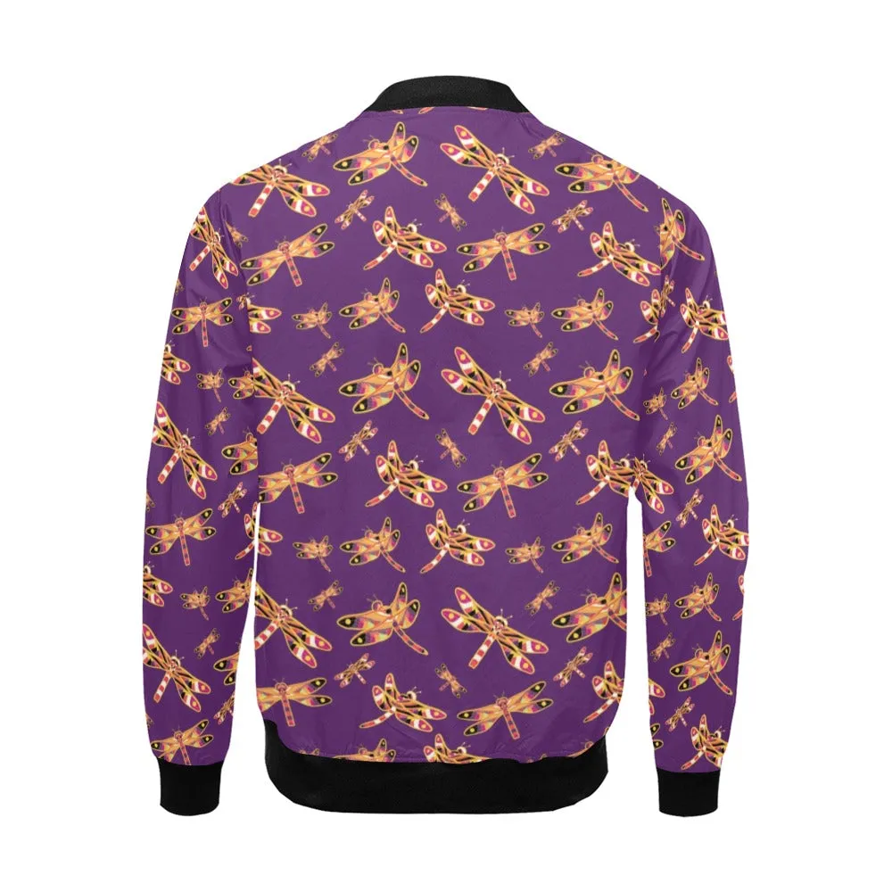 Gathering Yellow Purple Bomber Jacket for Men