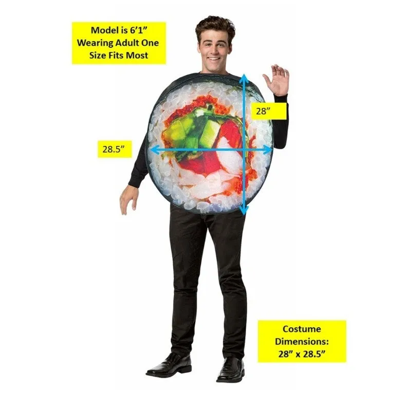 Get Real Sushi Roll Novelty Costume