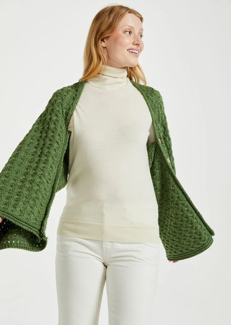 Glenbeigh Aran Cape | Green