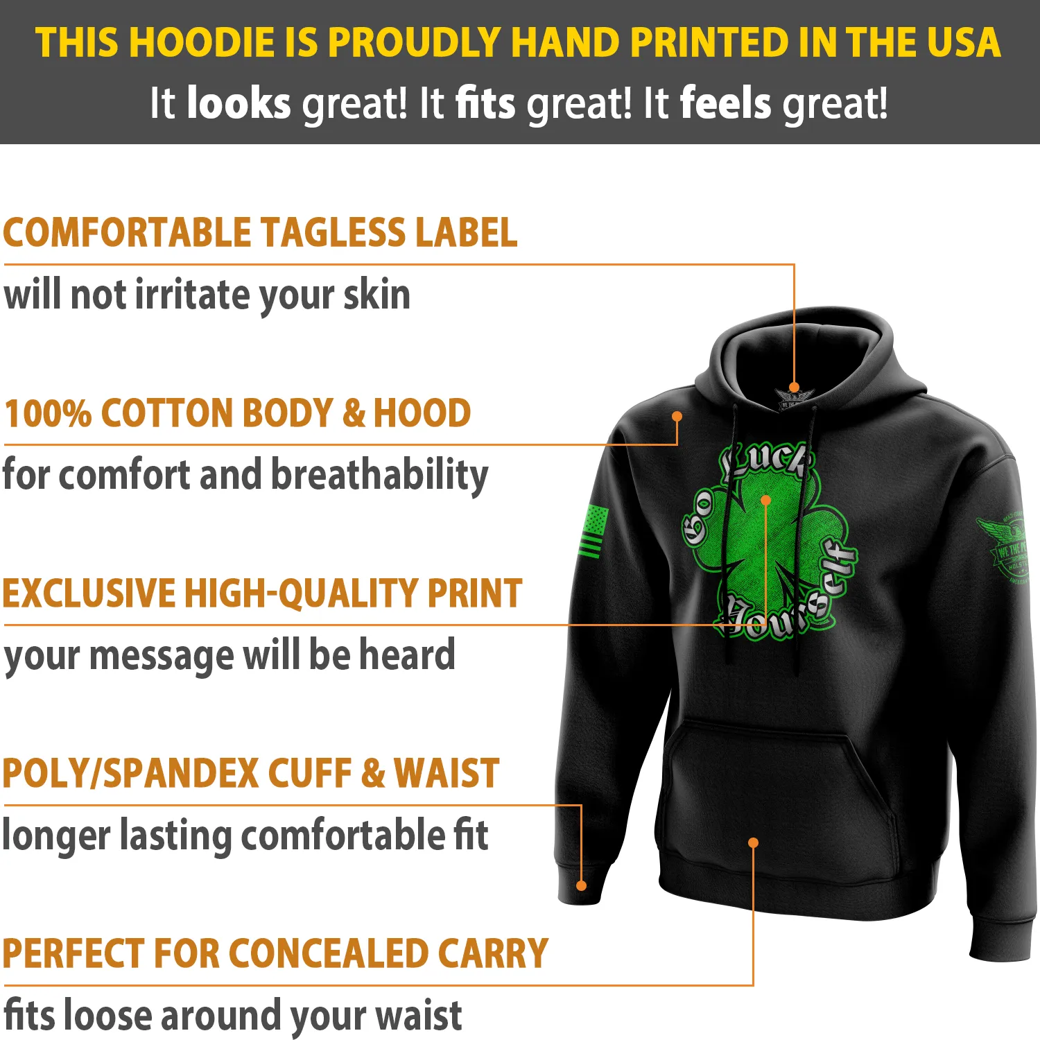 Go Luck Yourself Hoodie