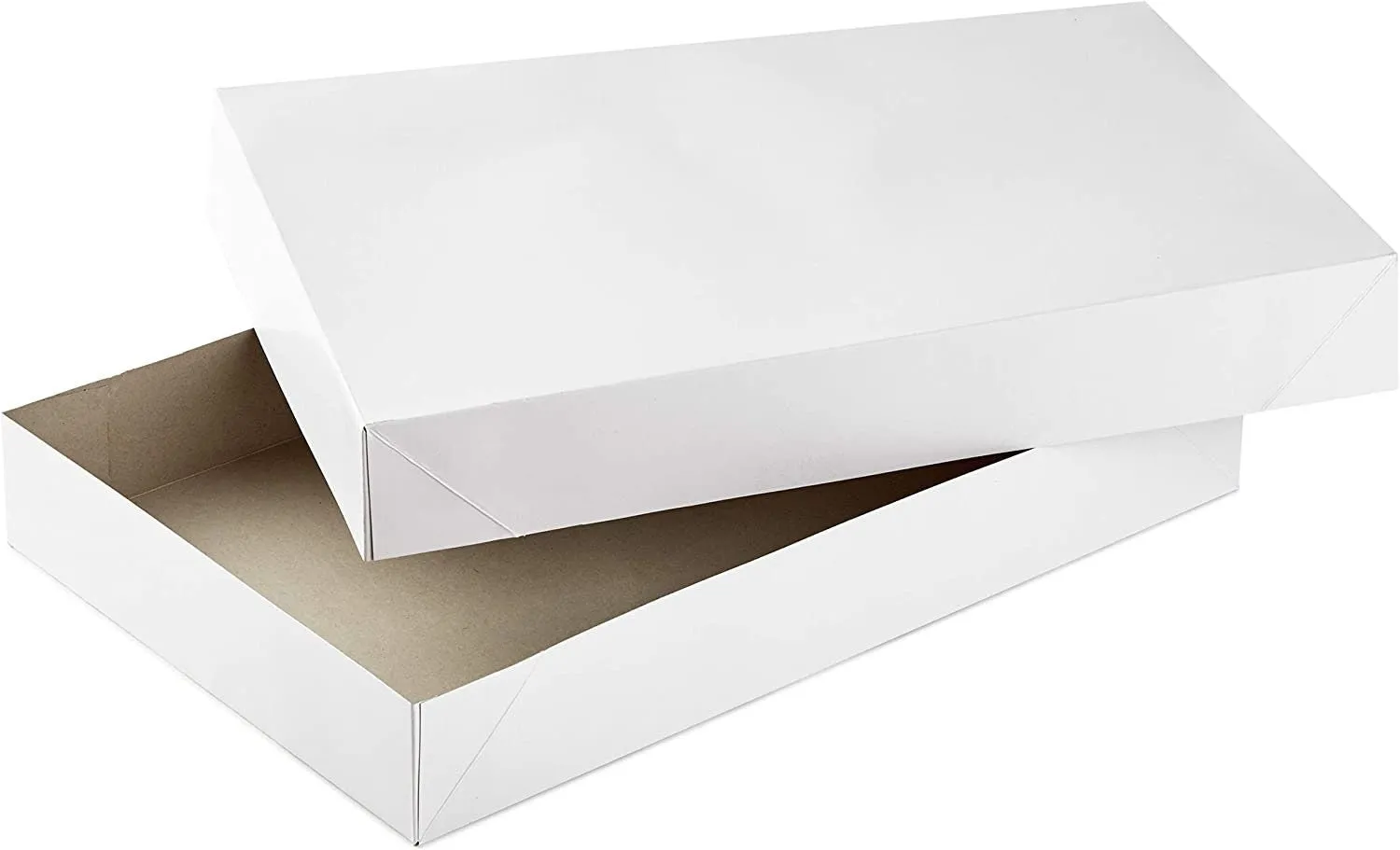 Hallmark Large Gift Boxes with Lids (12 X-Large Shirt Boxes for Sweaters or Robes) for Christmas, Hanukkah, Holidays