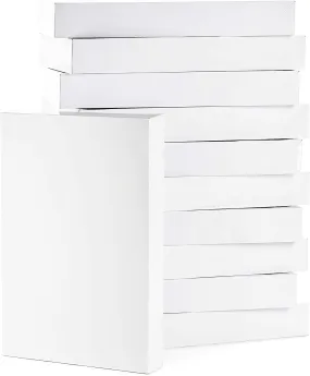 Hallmark Large Gift Boxes with Lids (12 X-Large Shirt Boxes for Sweaters or Robes) for Christmas, Hanukkah, Holidays