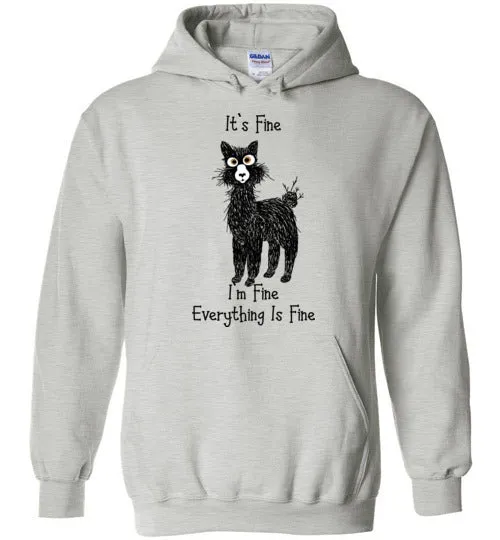 I'm Fine Alpaca Gildan Heavy Blend Hoodie