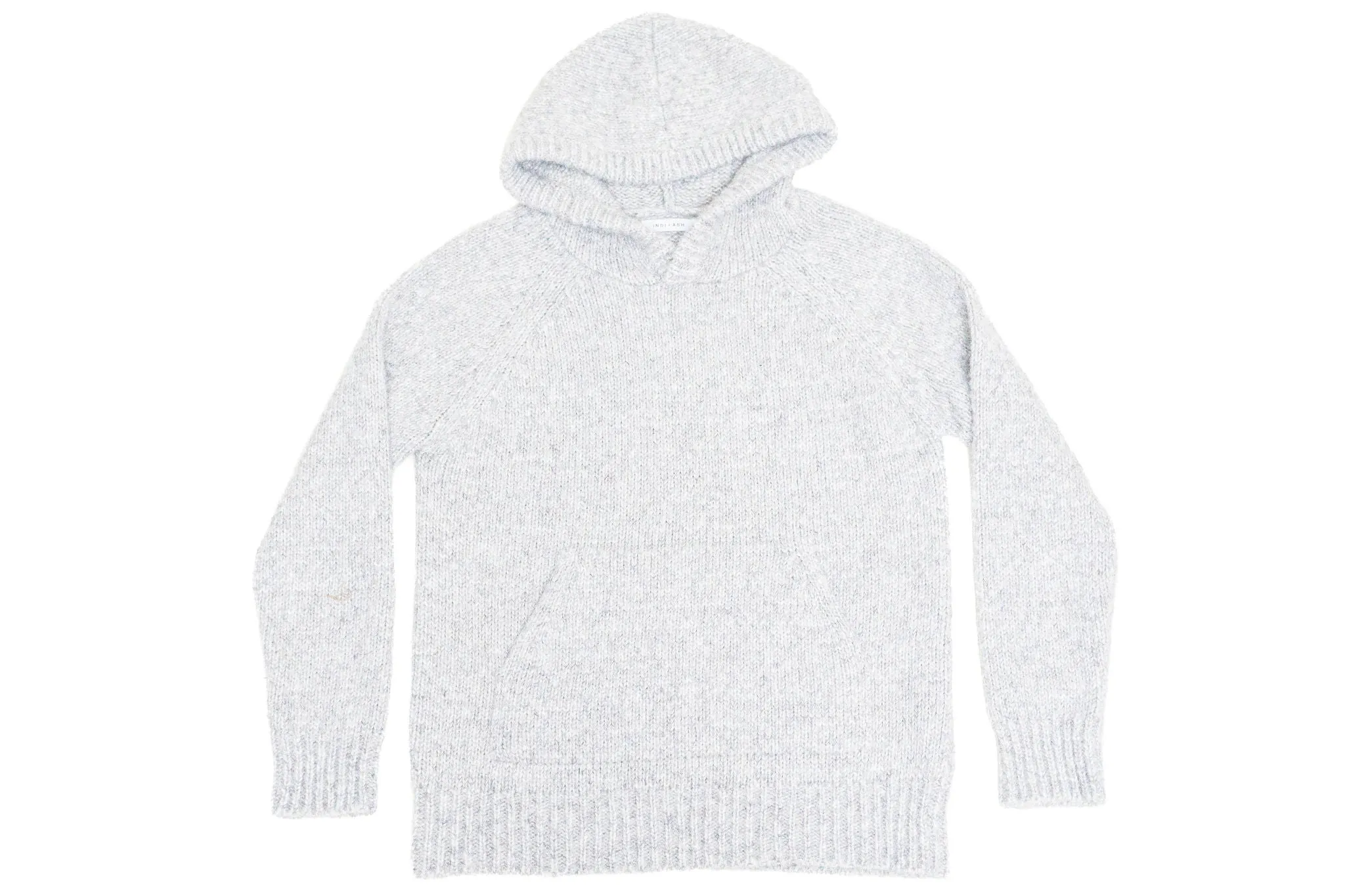 Indi   Ash Nova Hoody - Grey/Walnut Alpaca