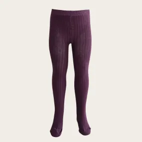 Jamie Kay Ribbed Tights Blackcurrant