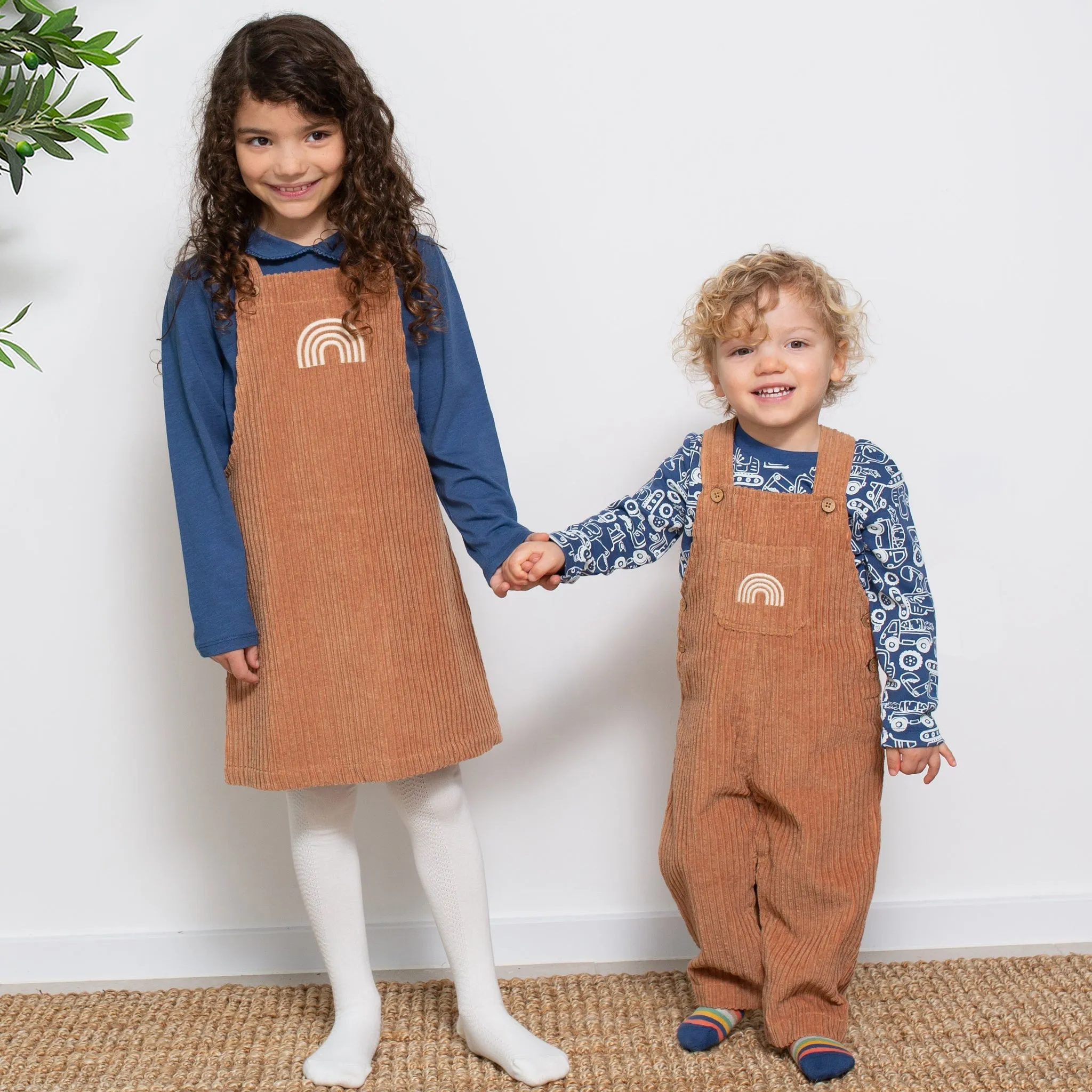 Jumbo cord pinafore