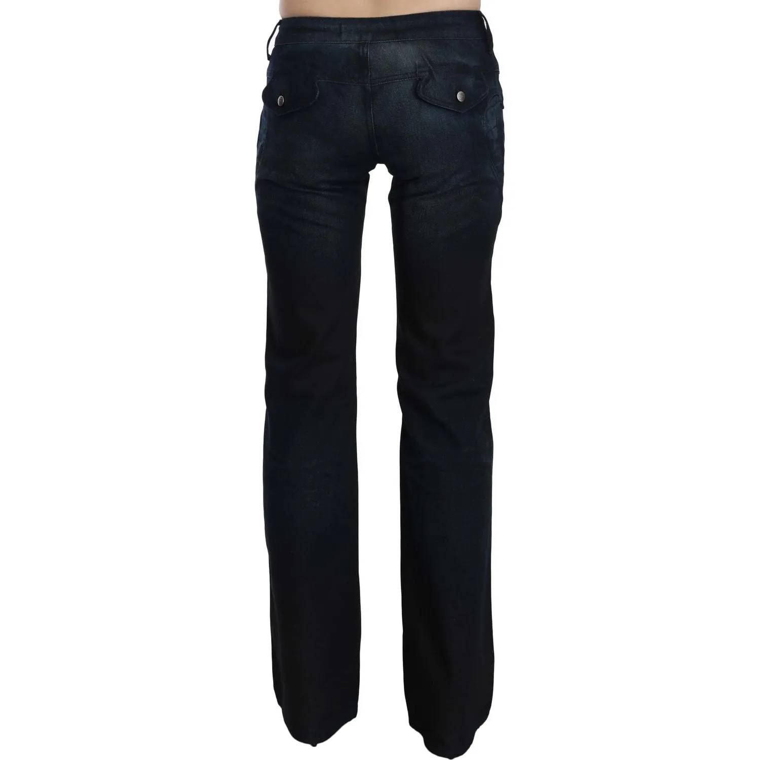 Just Cavalli Chic Mid Waist Straight Denim Pants