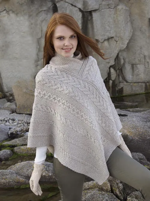 Knit Irish Cape - Parsnip