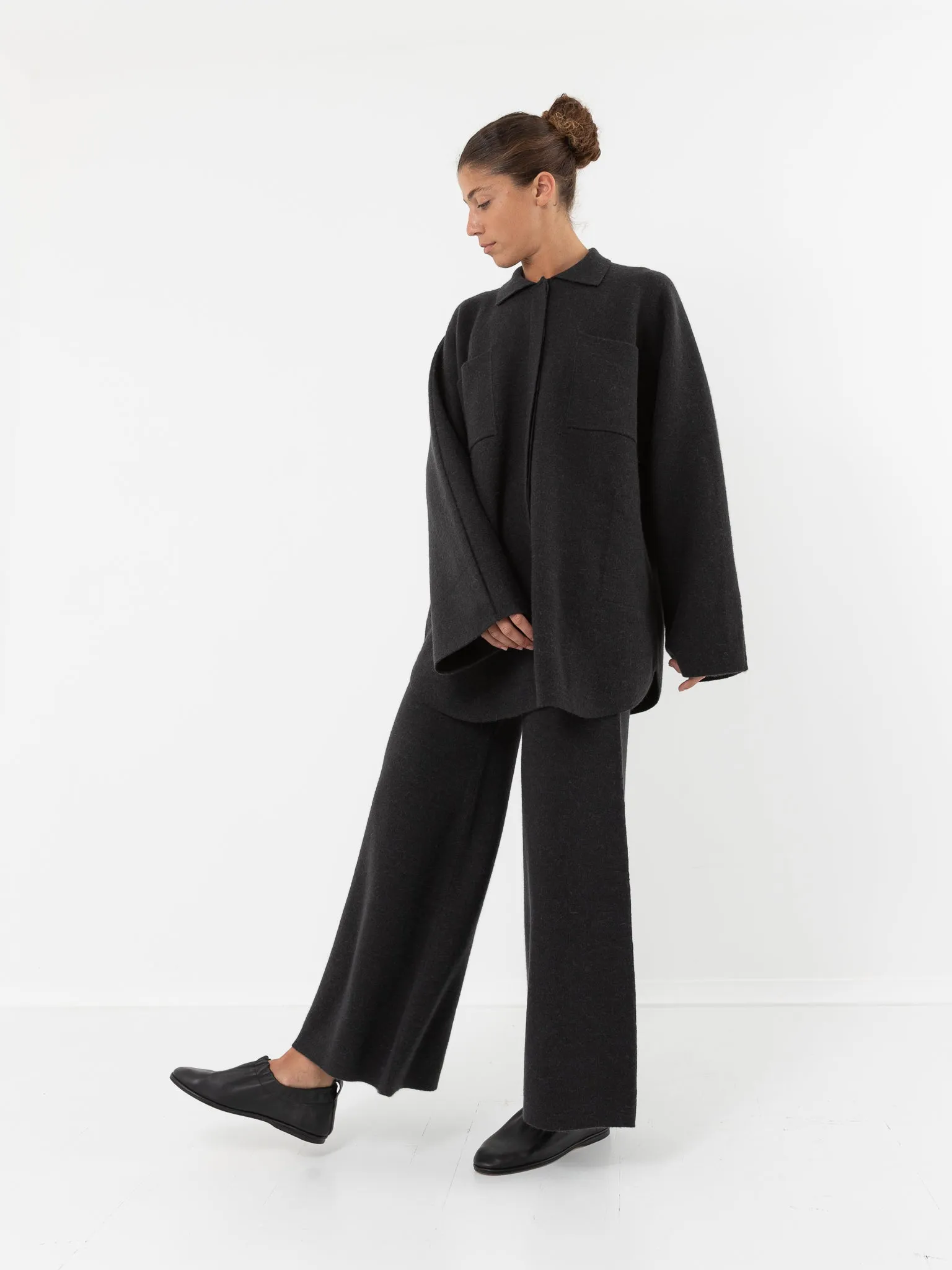 Lauren Manoogian Double Knit Flare Pants