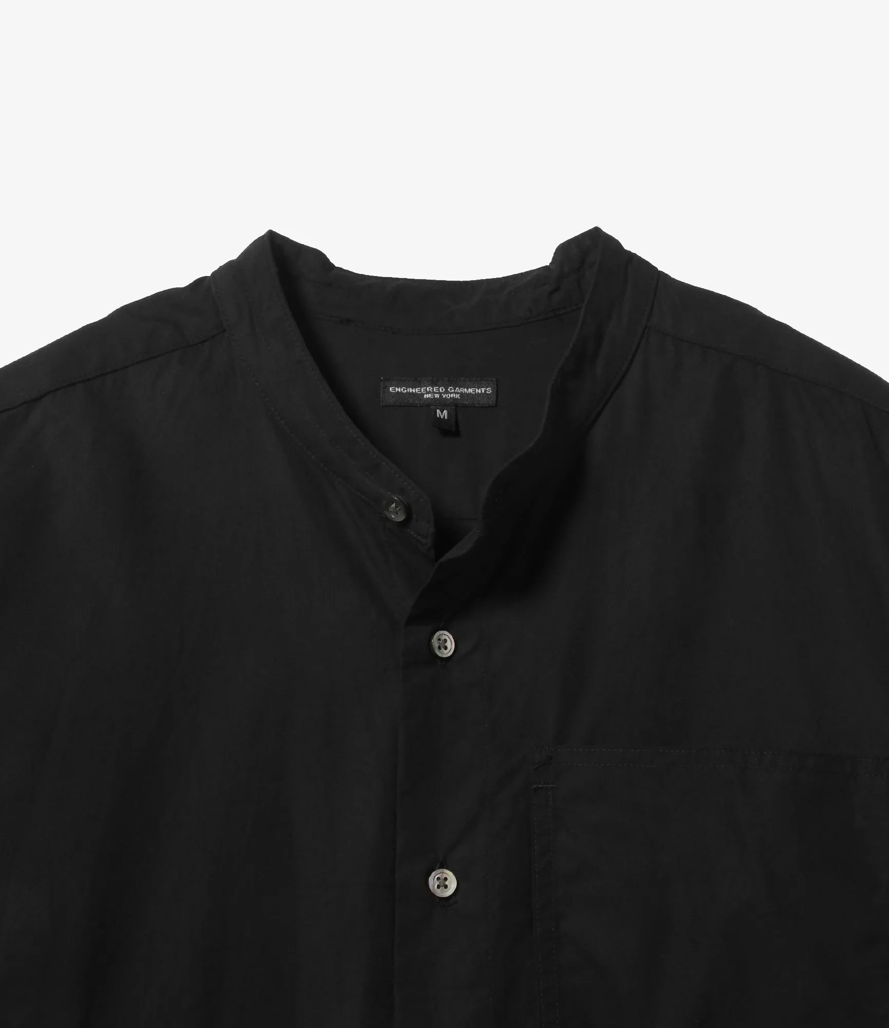 LB Shirt – Black 100's 2-Ply Broadcloth