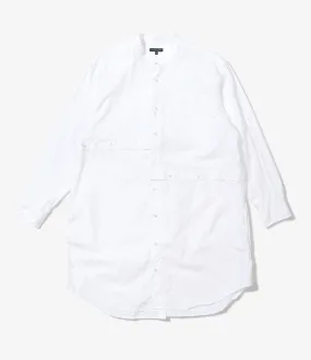 LB Shirt – White 100's 2-Ply Broadcloth