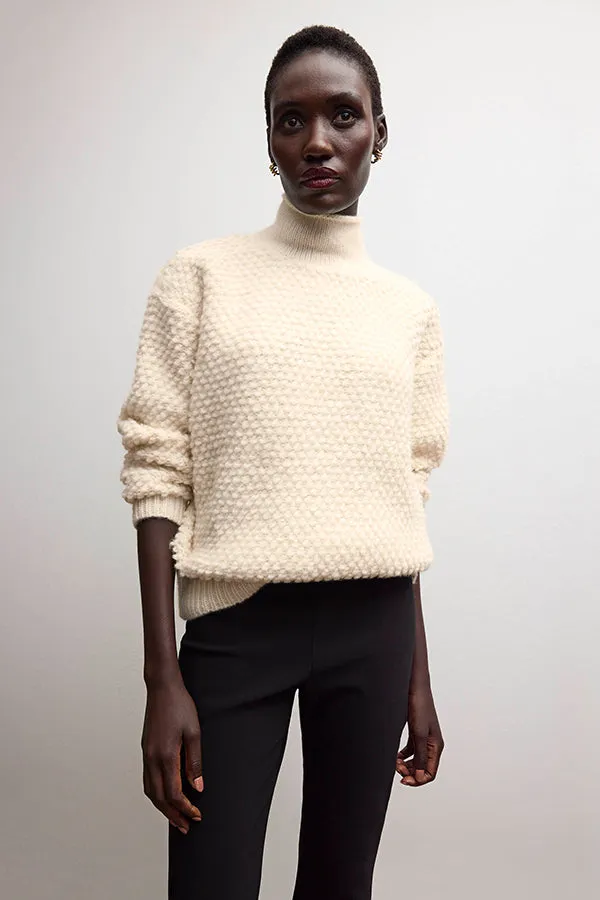 Lea Sweater - Loop Knit :: Snow