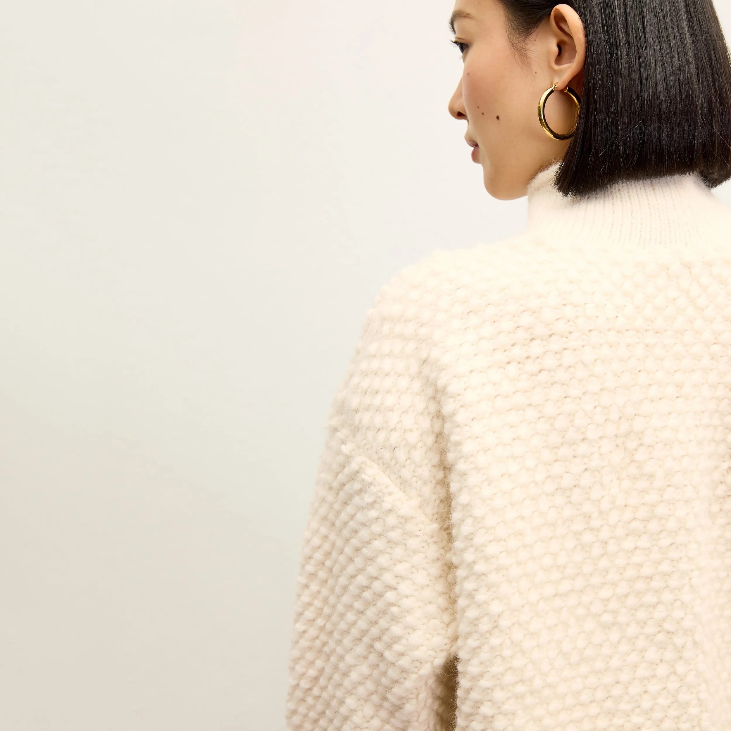 Lea Sweater - Loop Knit :: Snow