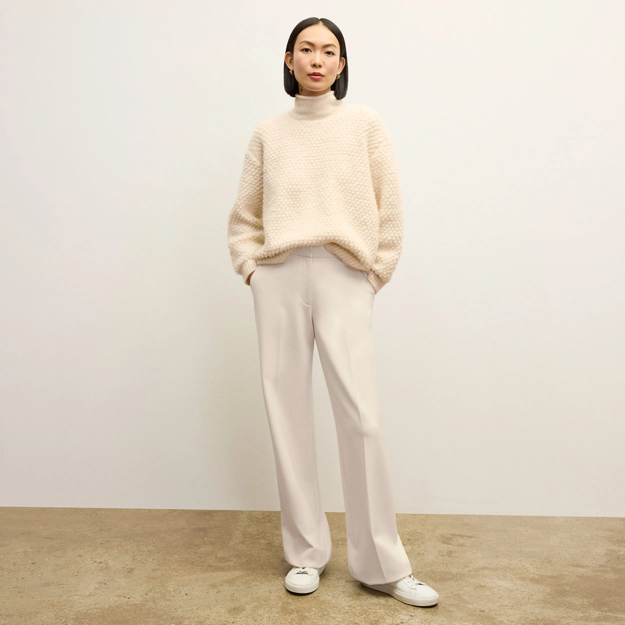 Lea Sweater - Loop Knit :: Snow