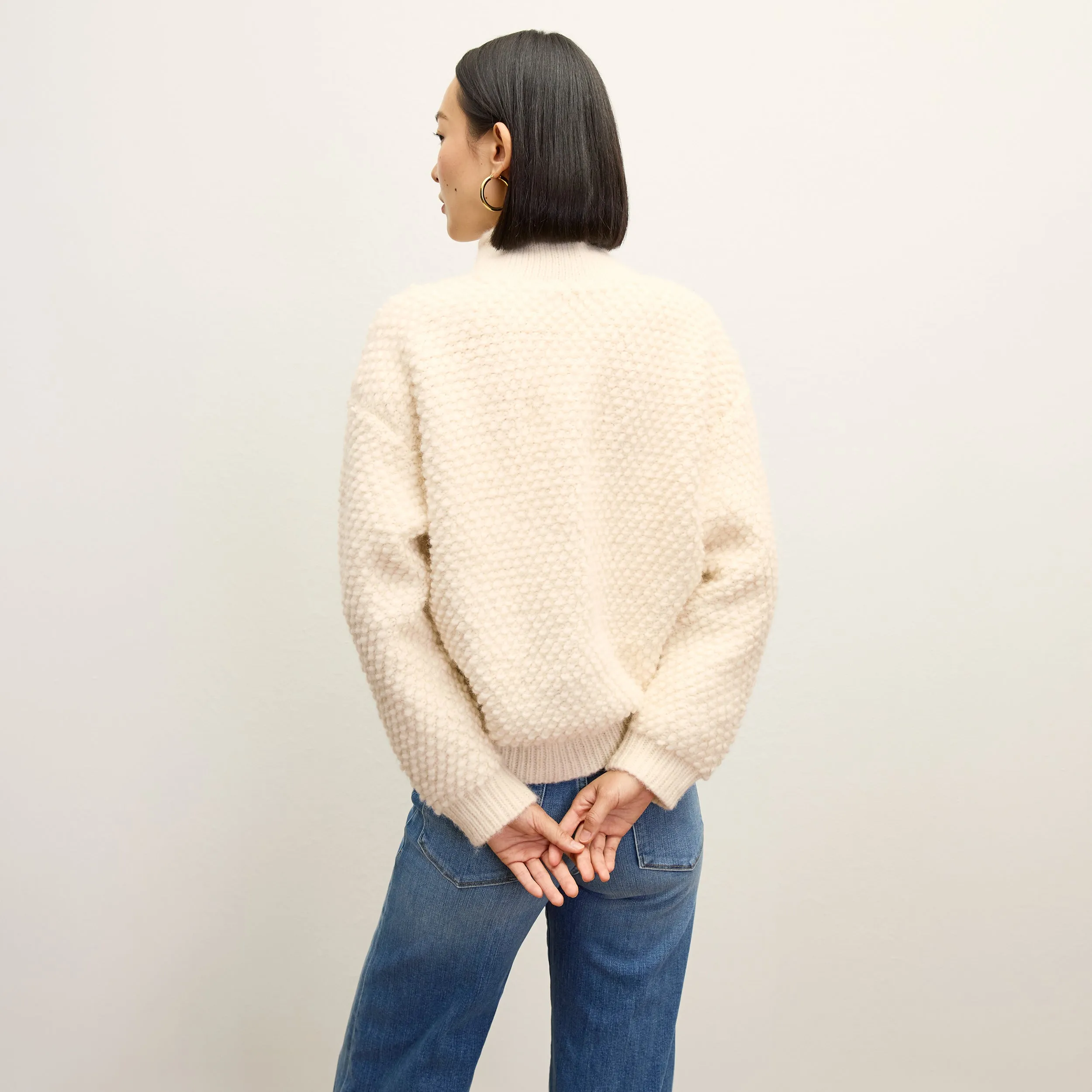 Lea Sweater - Loop Knit :: Snow