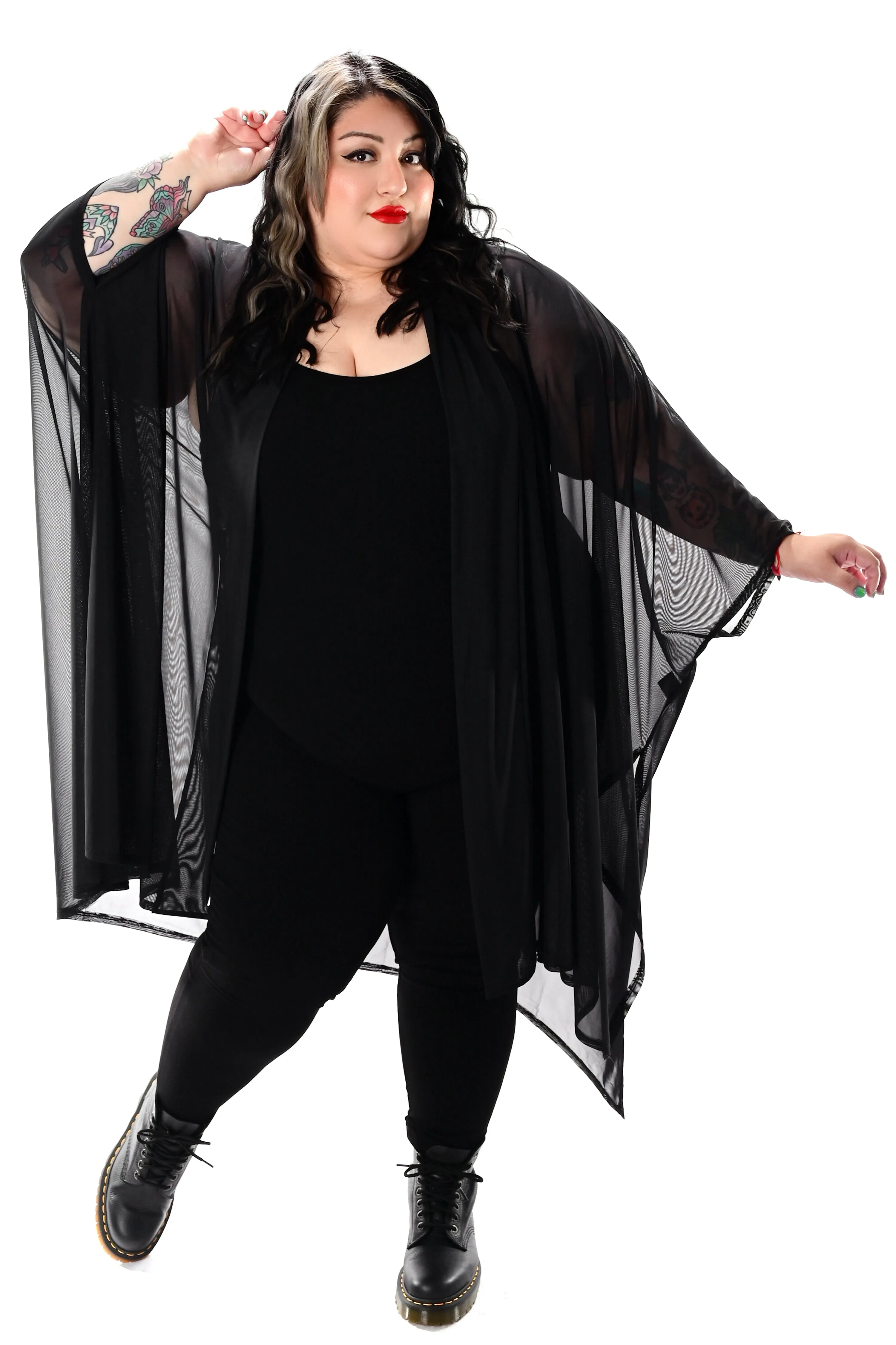 Lilith Mesh Oversized Cloak