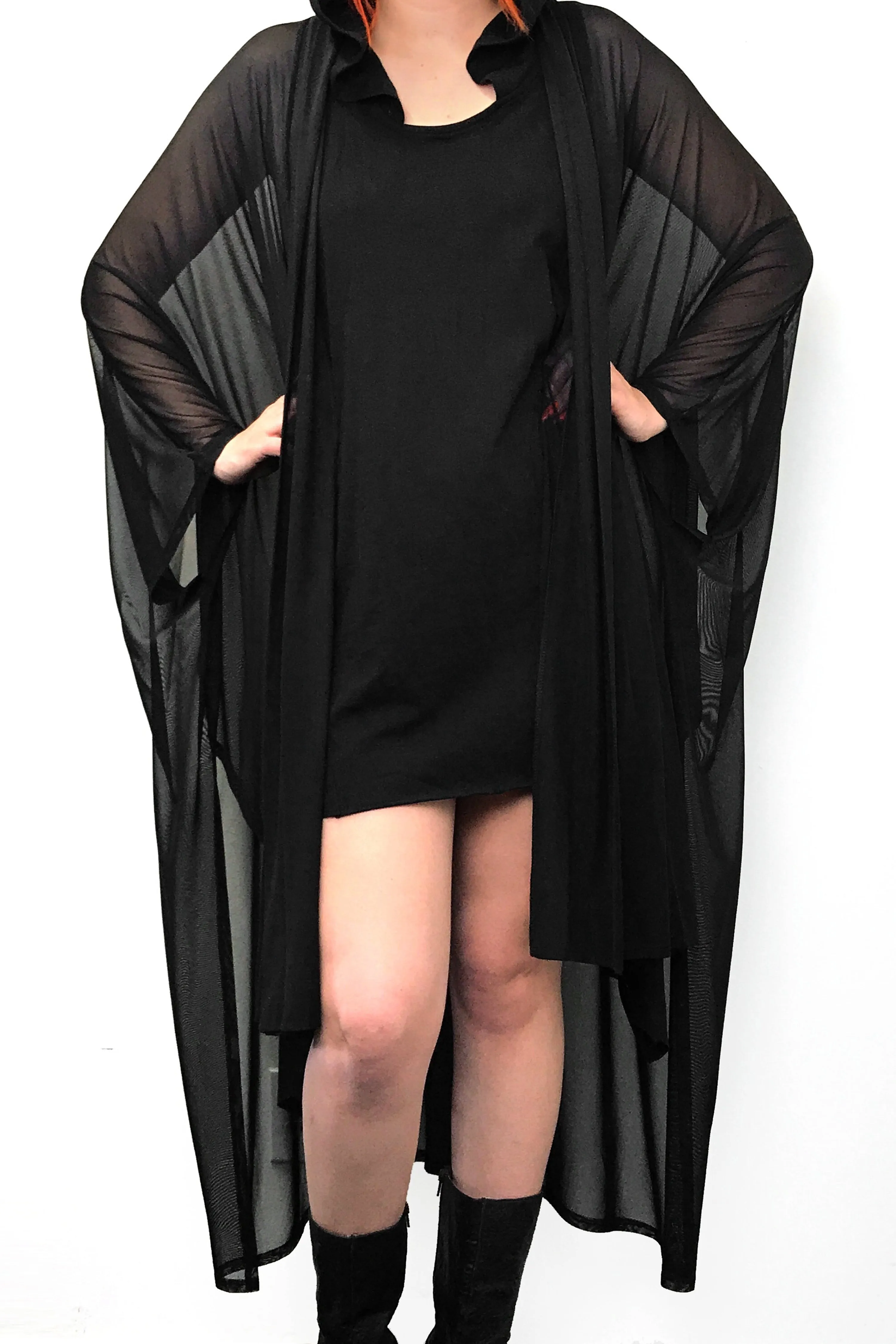 Lilith Mesh Oversized Cloak