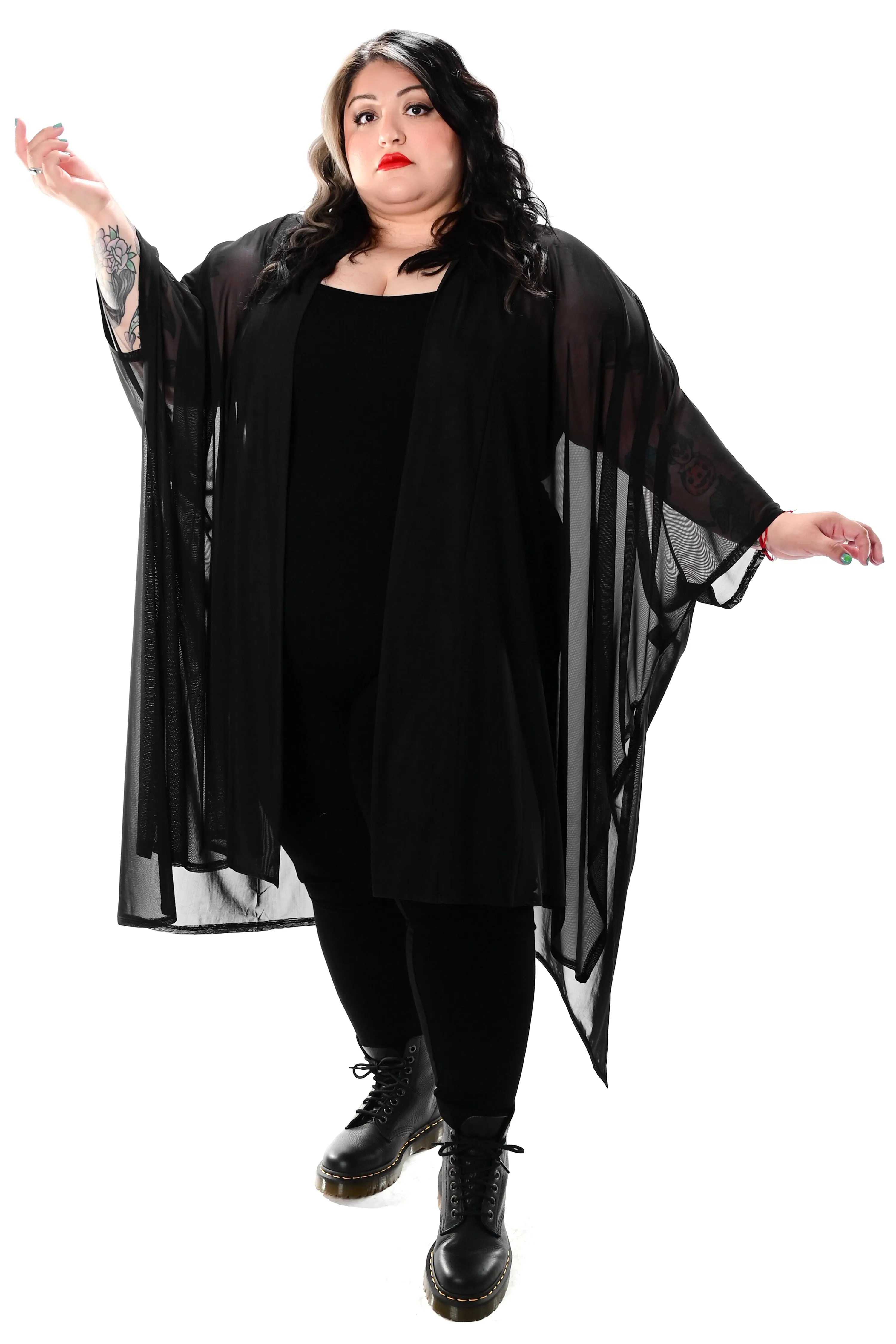 Lilith Mesh Oversized Cloak