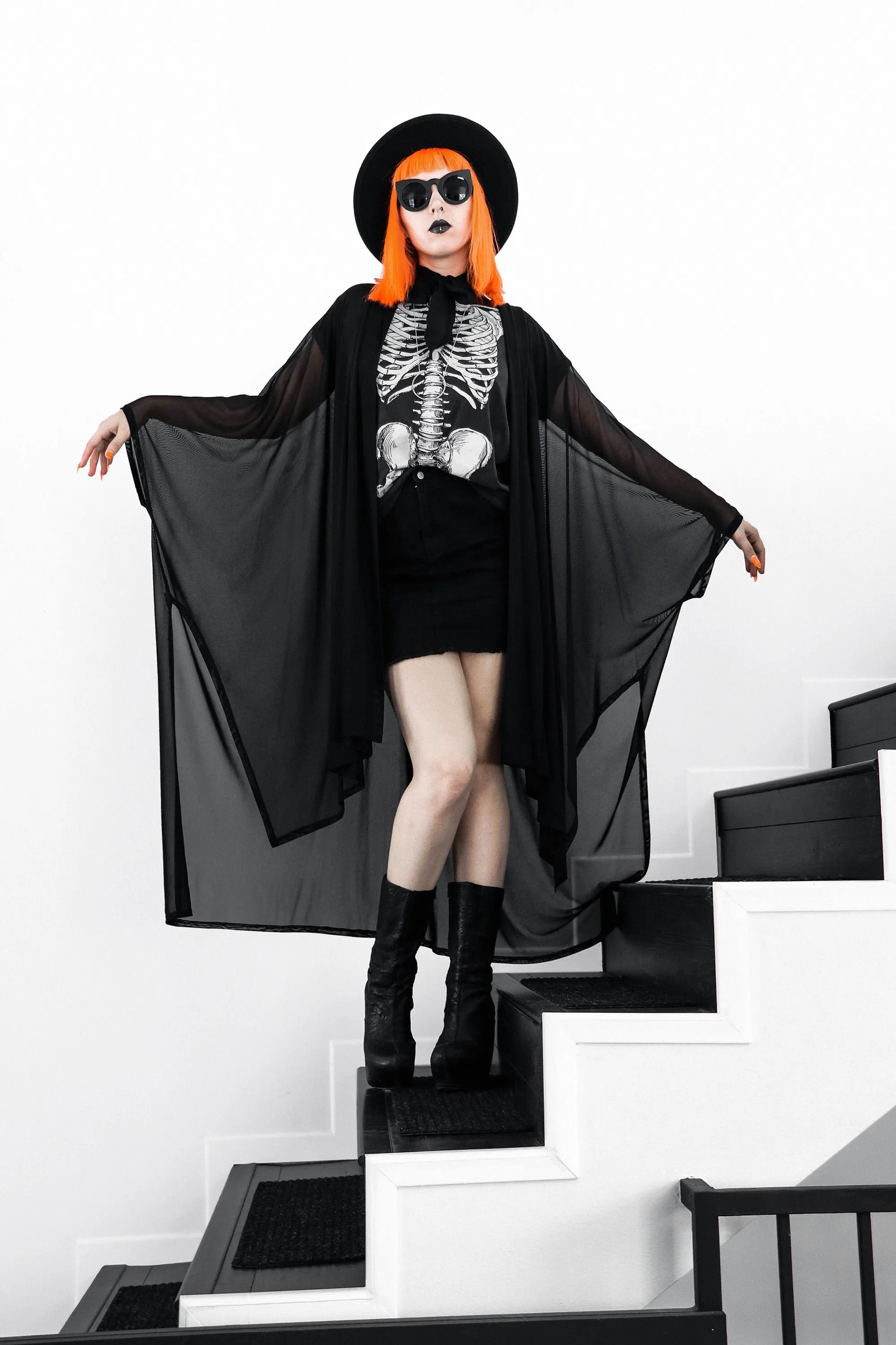 Lilith Mesh Oversized Cloak