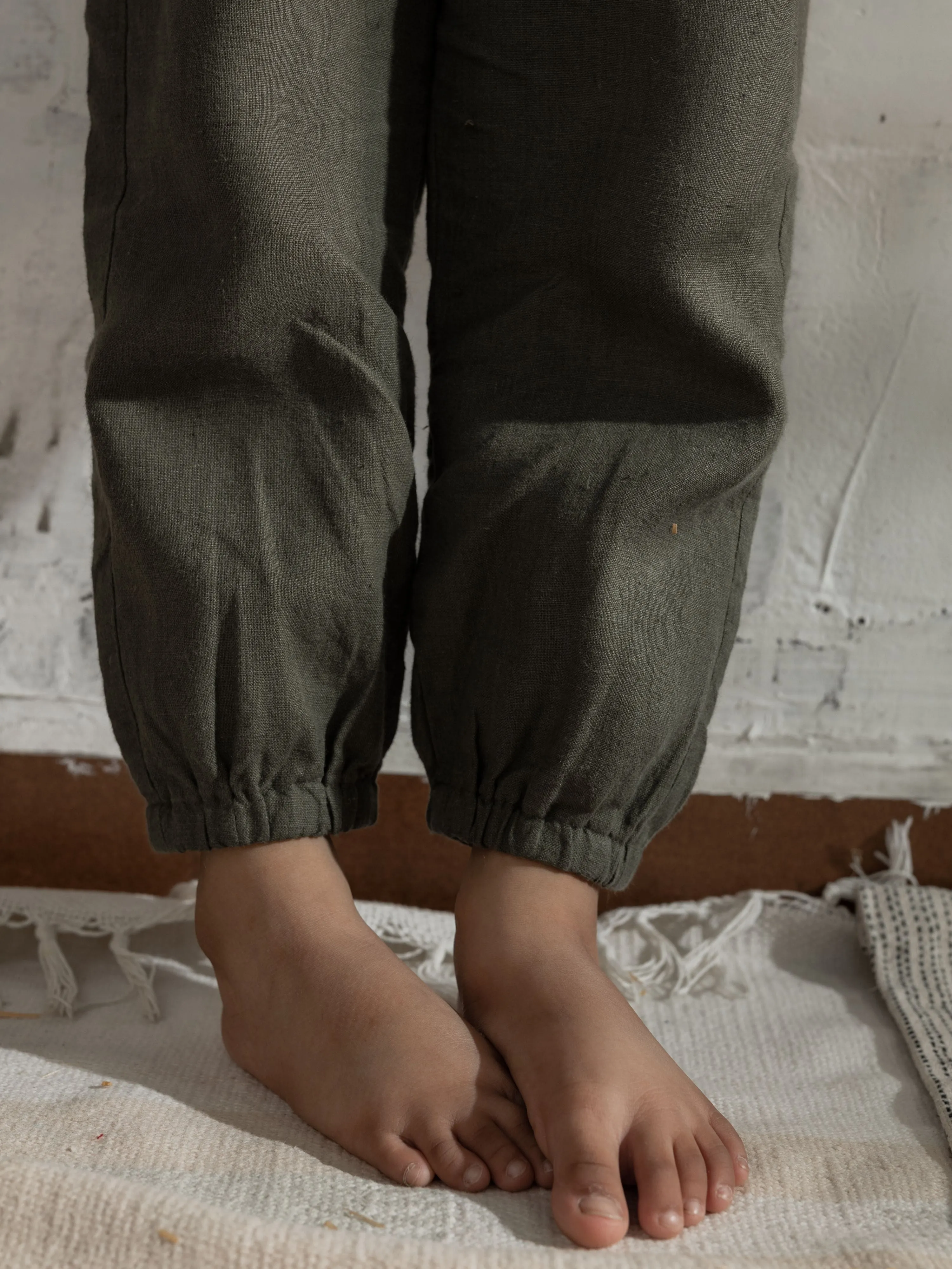 Linen Joggers For Her