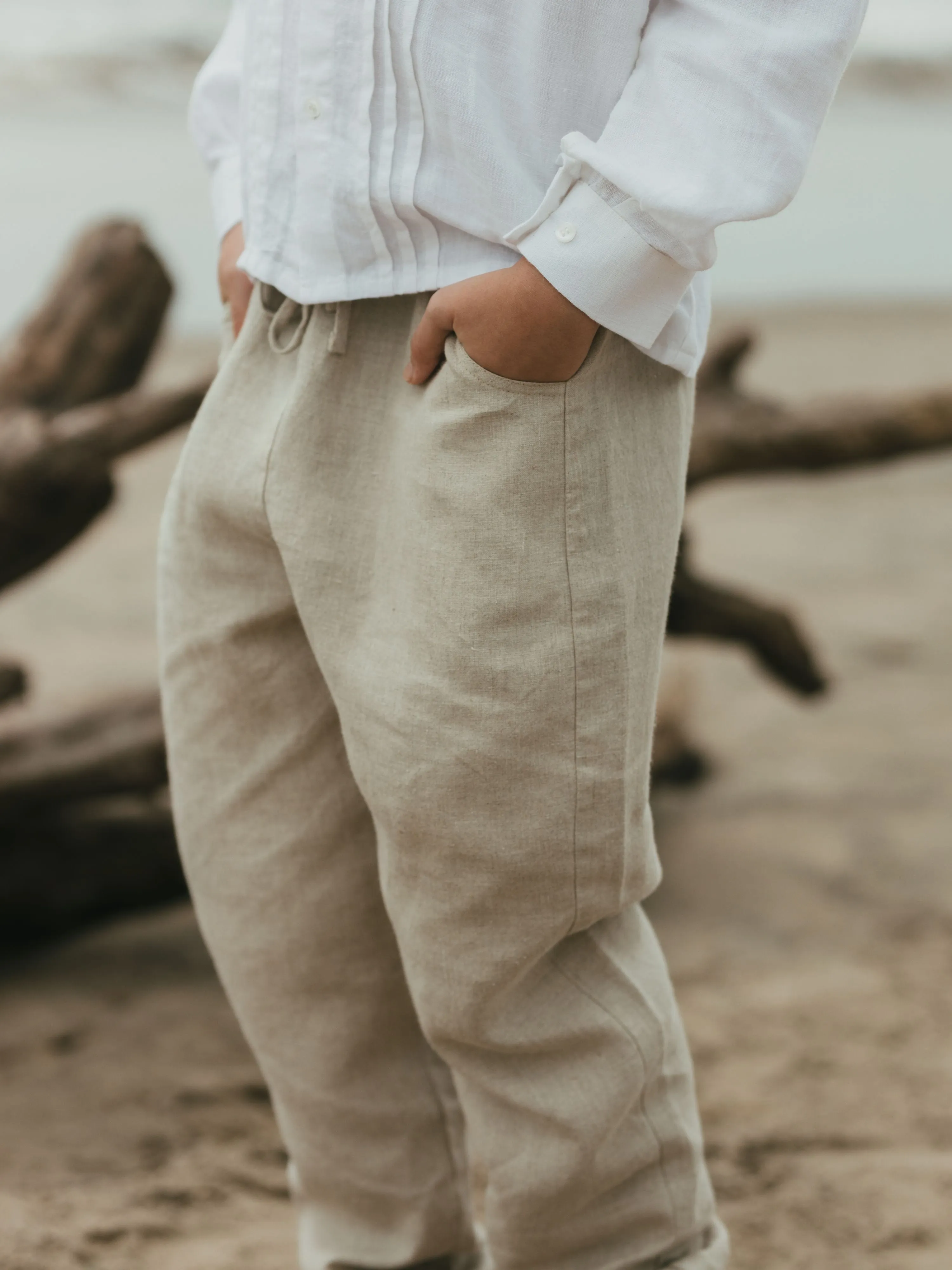 Linen Joggers For Him