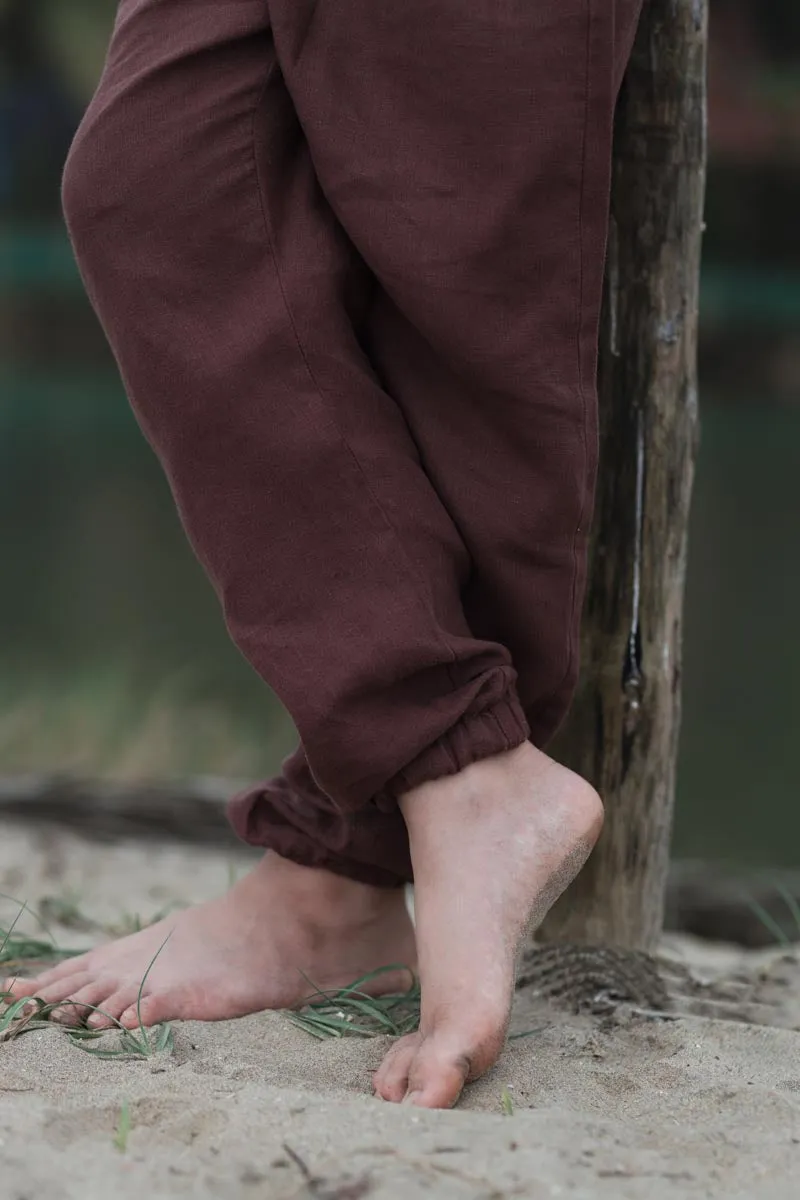 Linen Joggers For Him