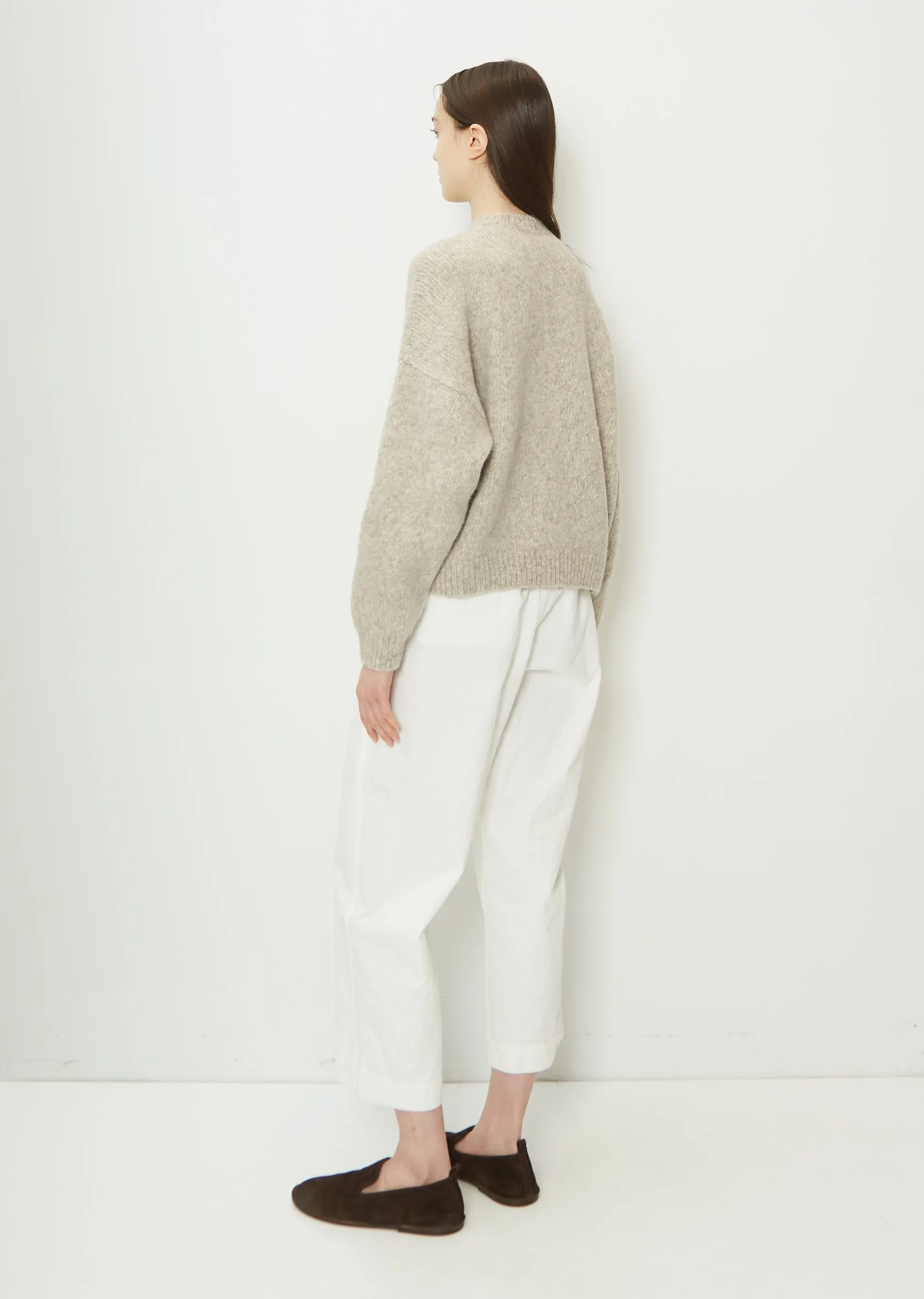 Loft Stretch Alpaca Wool Crewneck