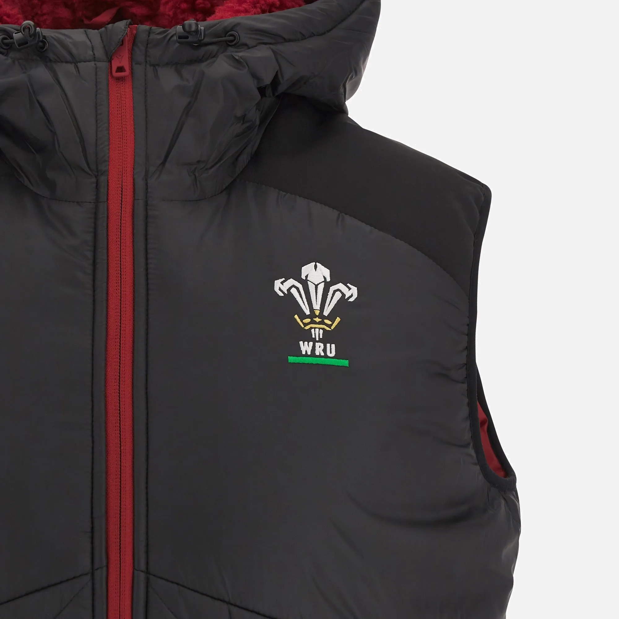 Macron Wales Rugby WRU 23/24 Mens Padded Gillet