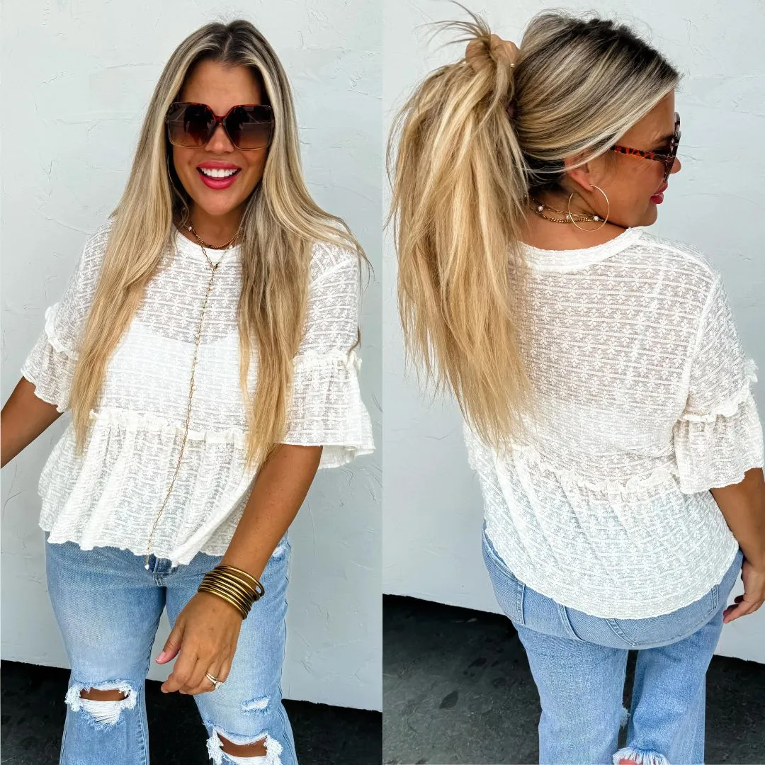 Maggie Lace Top Pre-Order