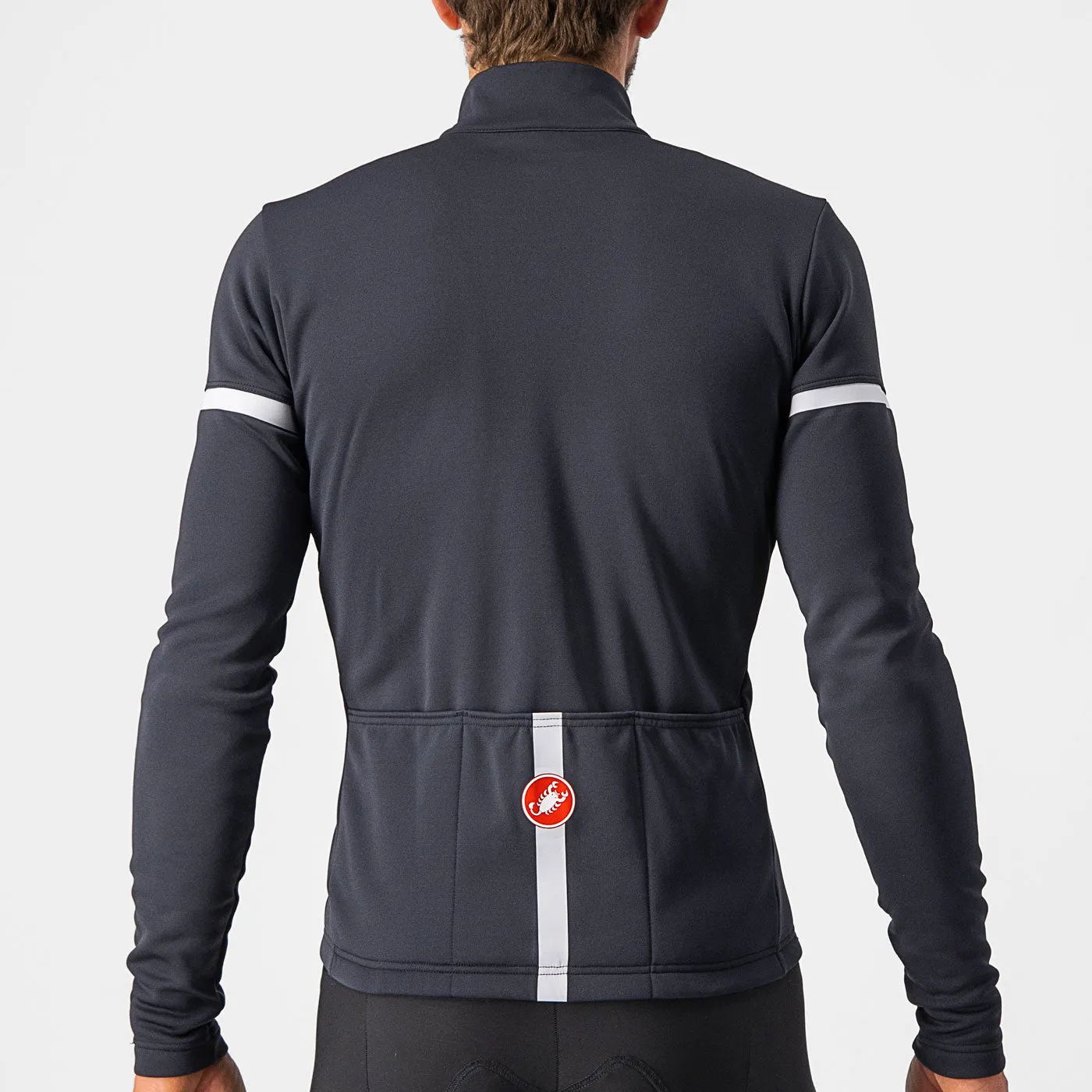 Maglia maniche lunghe Castelli Fondo 2 - Nero bianco