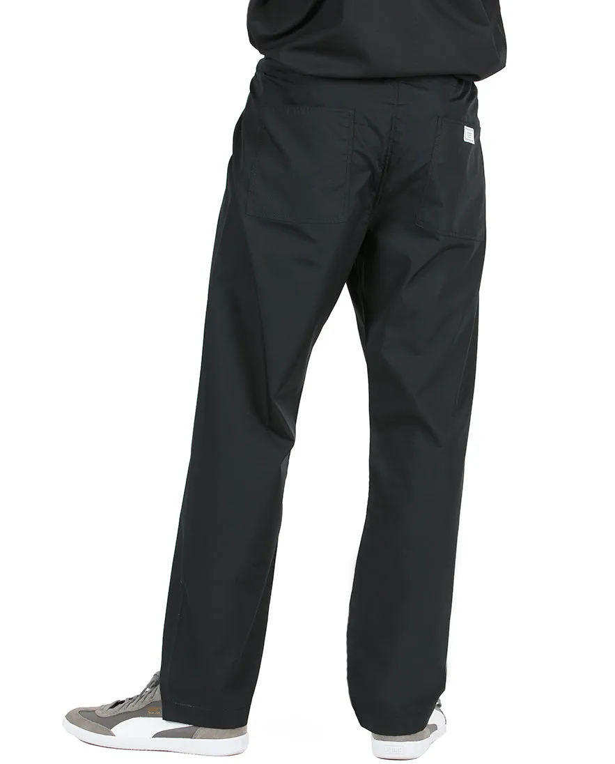 Medium Tall 34" - Jet Black David Simple Scrub Pant