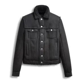 Men's Classic Spanish Merino Shearling Leather Jacket