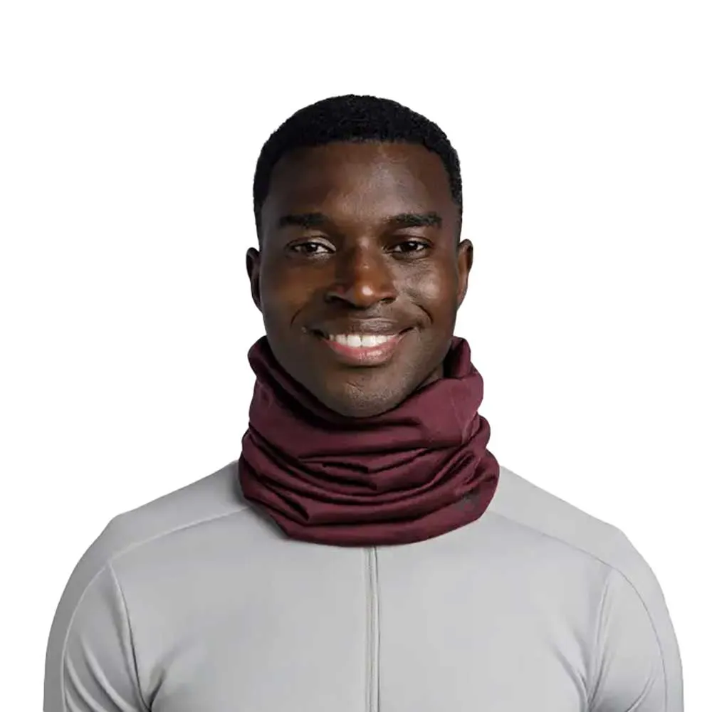 Merino Lightweight Multifunctional Neckwear - Solid Garnet