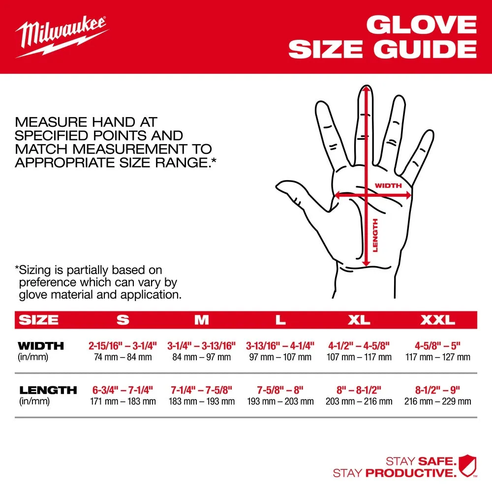 Milwaukee 48-73-7011 Cut Level 7 High-Dexterity Nitrile Dipped Gloves - M