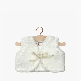 Minikane Paola Reina Baby Doll Gilet – Sherpa White