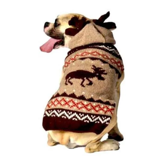 Moosey Hoodie Wool Dog Sweater