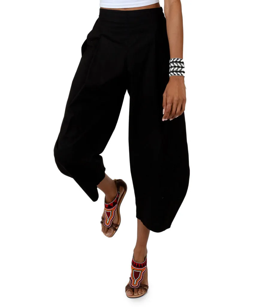 Nagada Balloon Pant: Black