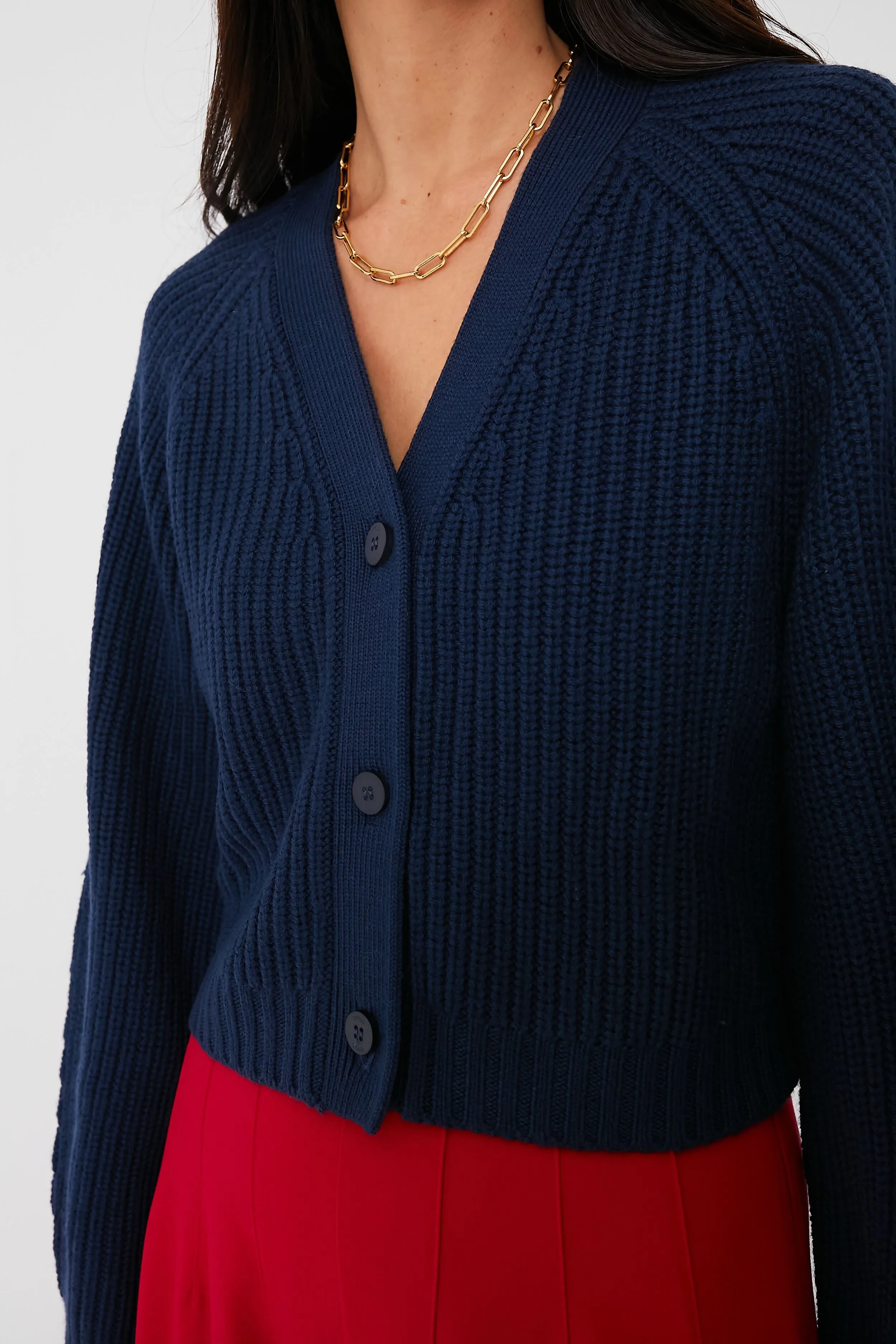 Navy Mirabel Cardigan