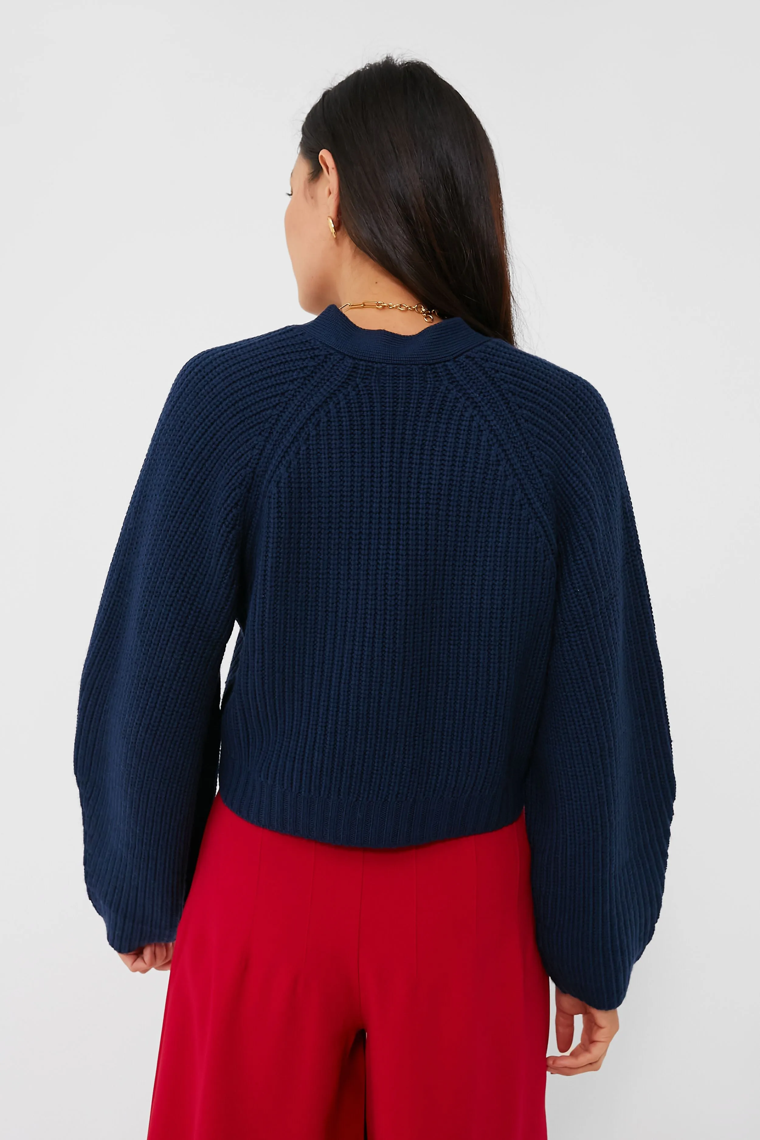 Navy Mirabel Cardigan