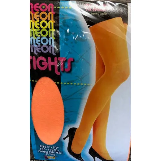 Neon Tights - Pink, Purple, Orange & Green - Forum Novelties