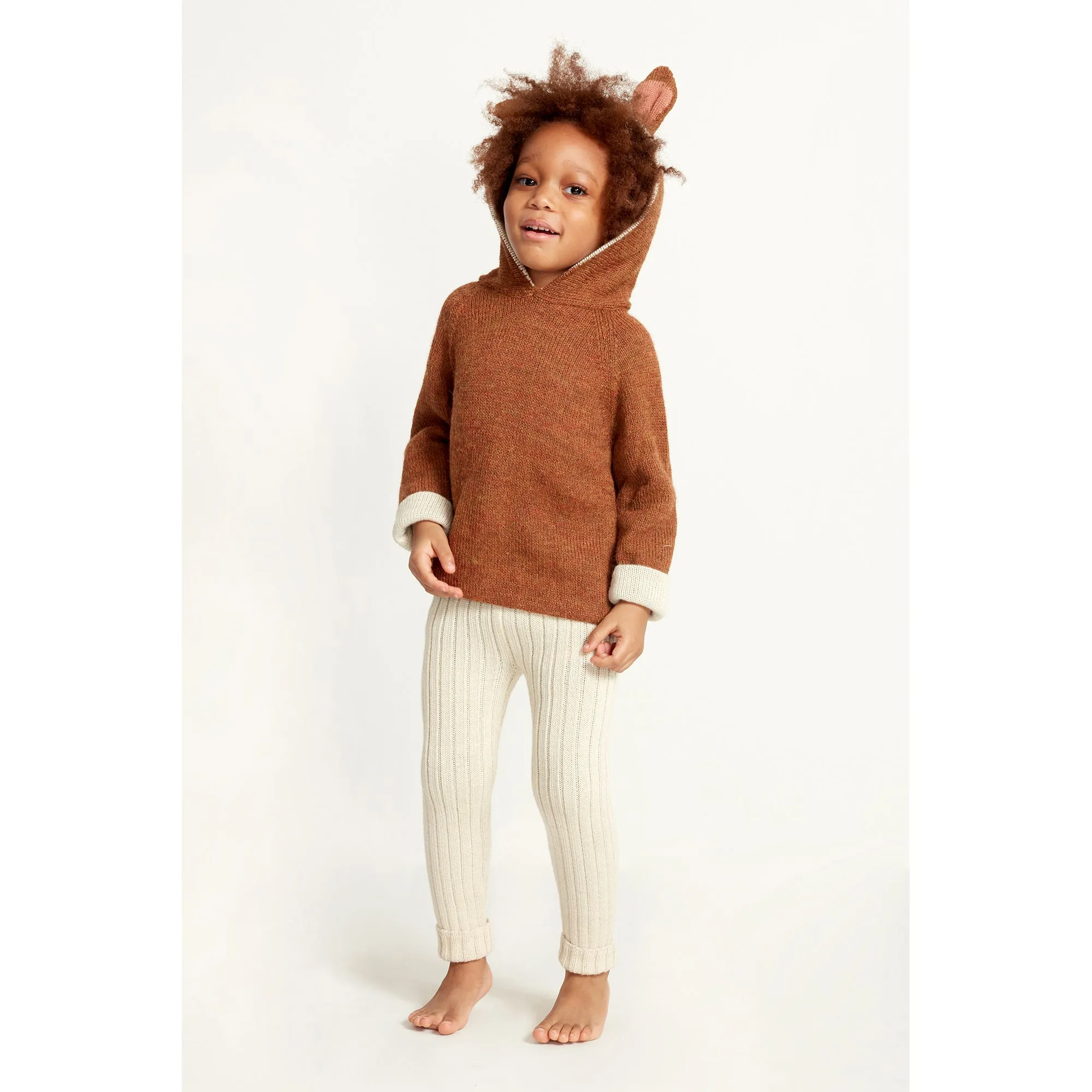 Oeuf Bambi Hoodie Hazelnut Bambi