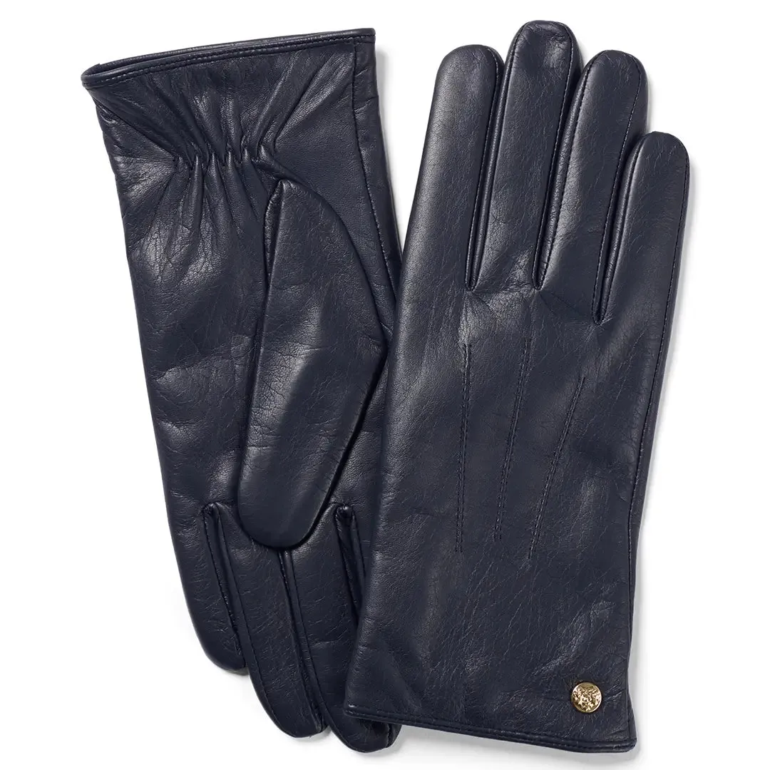 Olivia Leather Gloves - Navy by Failsworth