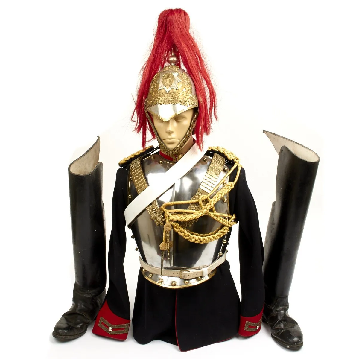 Original British Household Cavalry Royal Horse Guard Trooper Uniform Set- Circa 1965