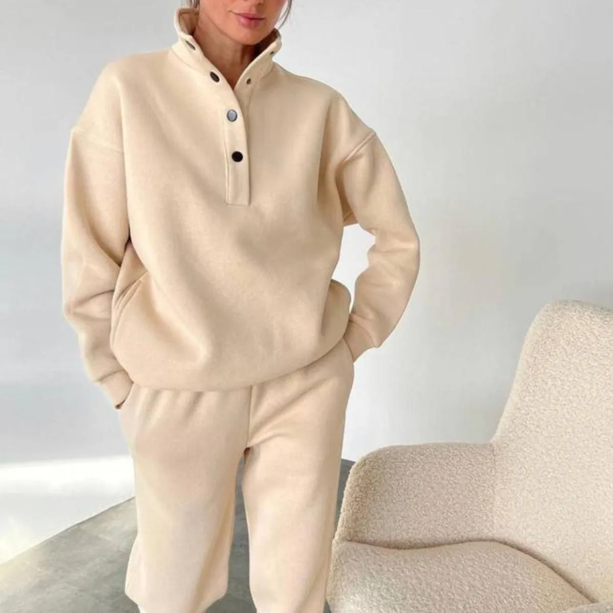 Oversized hoodie and pajama set for Women